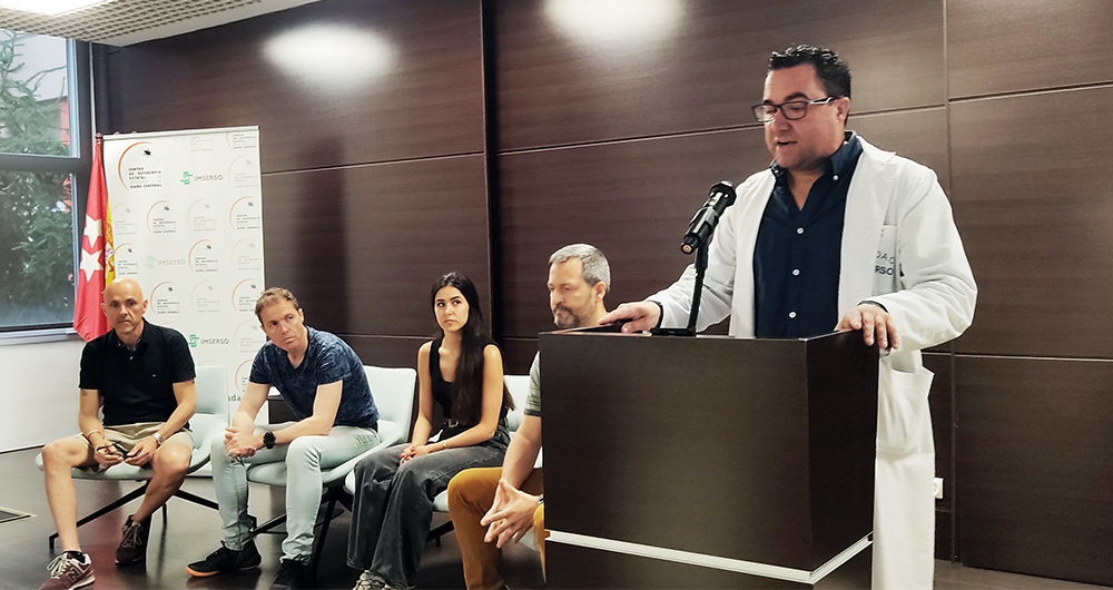 Emilio Ramos, responsable de área técnica del Ceadac, inaugurando la jornada.