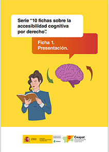 Portada genérica de las fichas sobre accesibilidad cognitiva