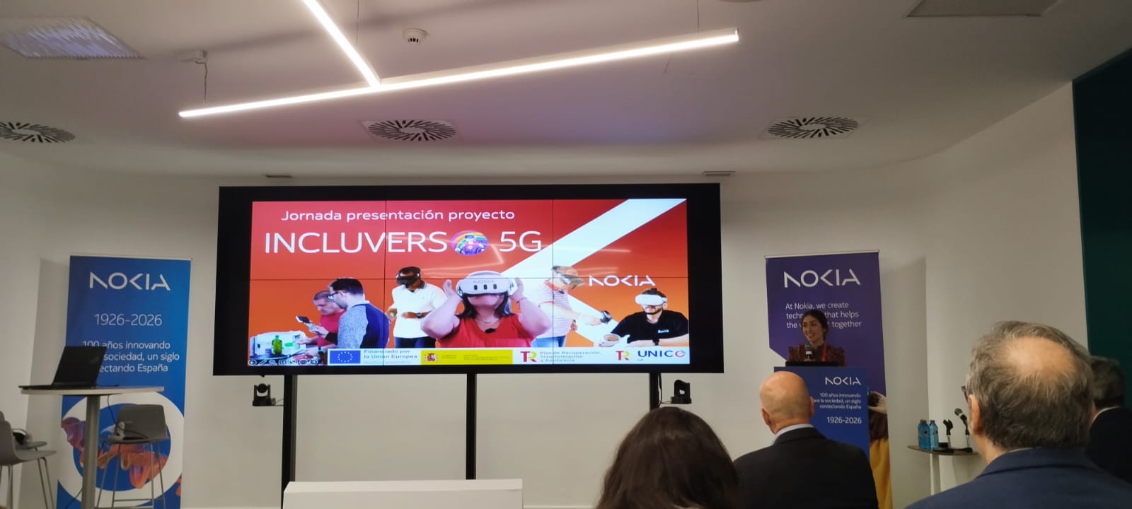 Presentación del acto de la mano de Marta Orduna.