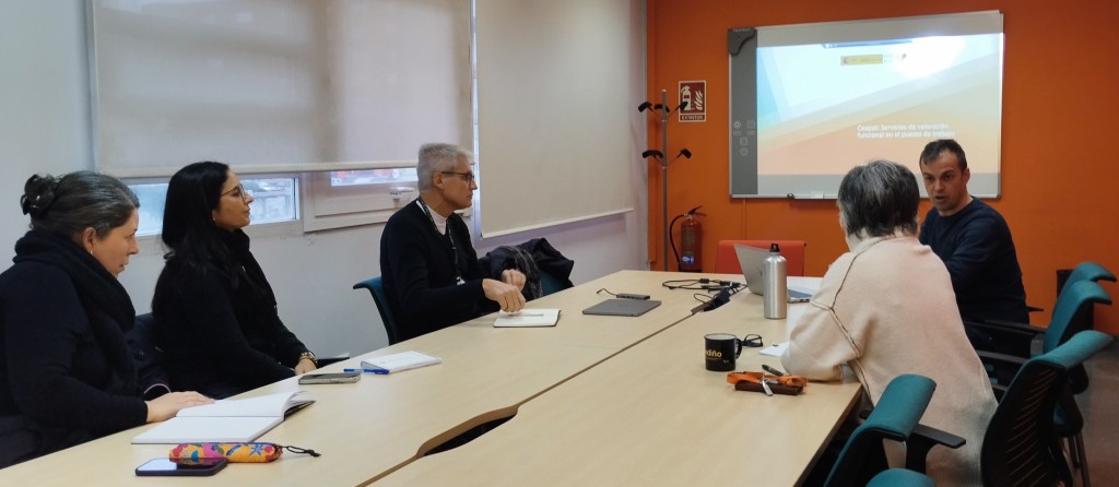 Reunión con los representantes de las diferentes universidades.